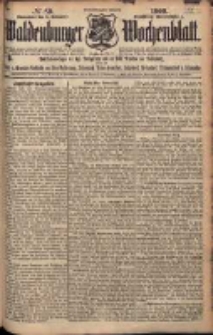Waldenburger Wochenblatt, Jg. 55, 1909, nr 89