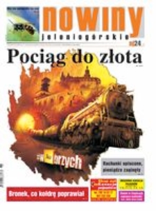 Nowiny Jeleniogórskie : tygodnik społeczny, R.57!, 2015, nr 36 (2933) [Dokument elektroniczny]