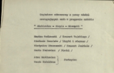 Mickiewicz - Chopin - Słowacki - notatka [Dokument życia społecznego]