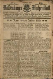 Waldenburger Wochenblatt, Jg. 56, 1910, nr 1