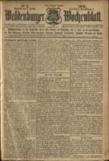 Waldenburger Wochenblatt, Jg. 56, 1910, nr 2