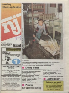 Nowiny Jeleniog&oacute;rskie : tygodnik społeczny, R. 37, 1995, nr 9 (1816)