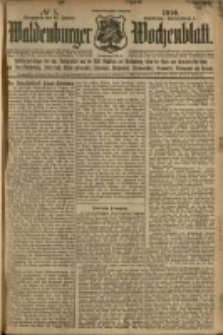 Waldenburger Wochenblatt, Jg. 56, 1910, nr 5