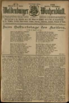 Waldenburger Wochenblatt, Jg. 56, 1910, nr 8