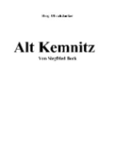 Alt Kemnitz [Dokument elektroniczny]