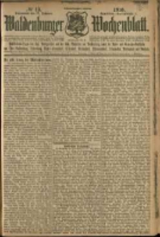 Waldenburger Wochenblatt, Jg. 56, 1910, nr 13