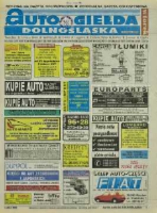 Auto Giełda Dolnośląska : regionalna gazeta ogłoszeniowa, 1999, nr 43 (571) [1.06]