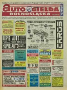Auto Giełda Dolnośląska : regionalna gazeta ogłoszeniowa, 1999, nr 44 (572) [4.06]