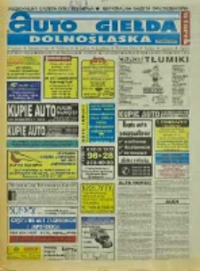 Auto Giełda Dolnośląska : regionalna gazeta ogłoszeniowa, 1999, nr 47 (575) [15.06]