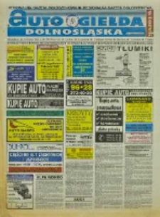 Auto Giełda Dolnośląska : regionalna gazeta ogłoszeniowa, 1999, nr 49 (577) [22.06]