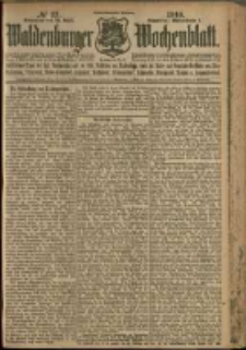 Waldenburger Wochenblatt, Jg. 56, 1910, nr 33