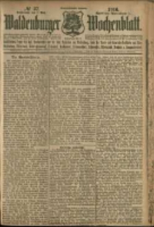 Waldenburger Wochenblatt, Jg. 56, 1910, nr 37