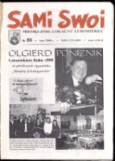 Sami Swoi : miesięcznik lokalny Lubomierza, 2000, nr 80
