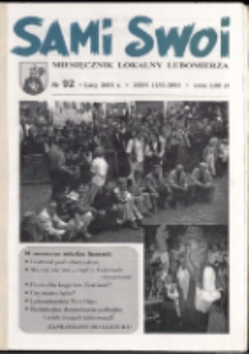 Sami Swoi : miesięcznik lokalny Lubomierza, 2001, nr 92
