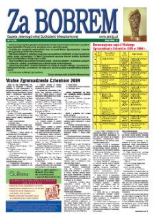 Za Bobrem : gazeta Jeleniogórskiej Spółdzielni Mieszkaniowej, 2009, nr 1 (12) [Dokument elektroniczny]