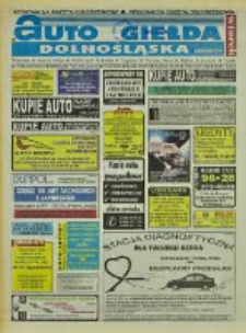 Auto Giełda Dolnośląska : regionalna gazeta ogłoszeniowa, 1999, nr 71 (599) [7.09]