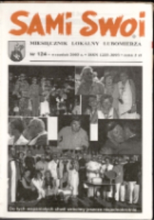 Sami Swoi : miesięcznik lokalny Lubomierza, 2003, nr 124