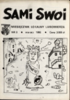 Sami Swoi : miesięcznik lokalny Lubomierza, 1992, nr 3