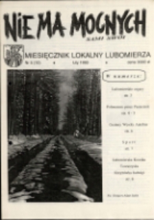 Nie ma mocnych : Sami Swoi : miesięcznik lokalny Lubomierza, 1993, nr 5 (10)