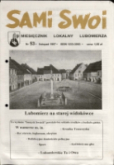 Sami Swoi : miesięcznik lokalny Lubomierza, 1997, nr 53