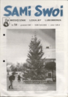 Sami Swoi : miesięcznik lokalny Lubomierza, 1997, nr 54