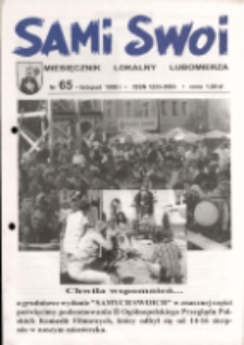 Sami Swoi : miesięcznik lokalny Lubomierza, 1998, nr 65