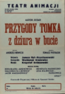 Przygody Tomka z dziurą w bucie - afisz [Dokument życia społecznego]