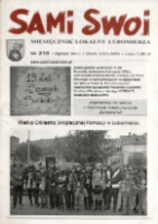 Sami Swoi : miesięcznik lokalny Lubomierza, 2011, nr 210