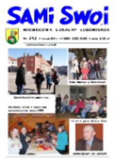 Sami Swoi : miesięcznik lokalny Lubomierza, 2011, nr 212 [Dokument elektroniczny]