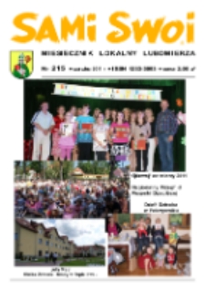 Sami Swoi : miesięcznik lokalny Lubomierza, 2011, nr 215 [Dokument elektroniczny]