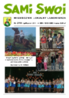Sami Swoi : miesięcznik lokalny Lubomierza, 2011, nr 219 [Dokument elektroniczny]