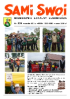 Sami Swoi : miesięcznik lokalny Lubomierza, 2013, nr 239 [Dokument elektroniczny]
