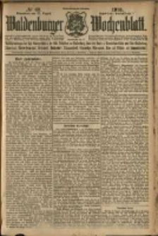 Waldenburger Wochenblatt, Jg. 56, 1910, nr 69