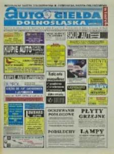 Auto Giełda Dolnośląska : regionalna gazeta ogłoszeniowa, 1999, nr 91 (618) [16.11]