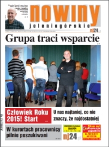 Nowiny Jeleniogórskie : tygodnik społeczny, R.57!, 2015, nr 49 (2946) [Dokument elektroniczny]