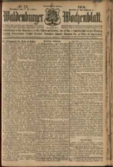 Waldenburger Wochenblatt, Jg. 56, 1910, nr 75