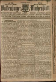 Waldenburger Wochenblatt, Jg. 56, 1910, nr 79