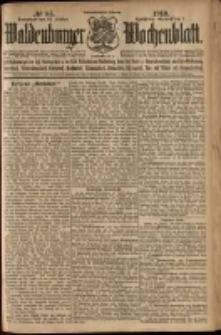Waldenburger Wochenblatt, Jg. 56, 1910, nr 85