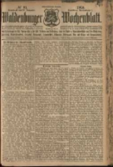 Waldenburger Wochenblatt, Jg. 56, 1910, nr 91
