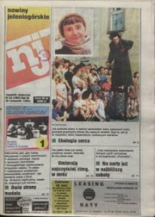 Nowiny Jeleniog&oacute;rskie : tygodnik społeczny, R. 38!, 1995, nr 48 (1955!)
