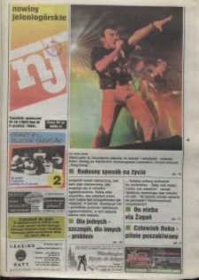 Nowiny Jeleniog&oacute;rskie : tygodnik społeczny, R. 38!, 1995, nr 49 (1956!)