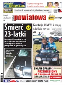 Gazeta Powiatowa - Wiadomości Oławskie, 2015, nr 23