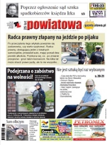 Gazeta Powiatowa - Wiadomości Oławskie, 2015, nr 28
