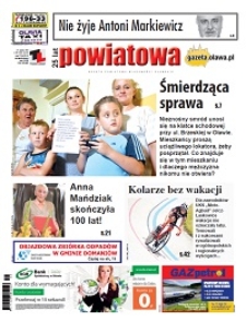 Gazeta Powiatowa - Wiadomości Oławskie, 2015, nr 35