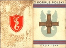Legitymacja Krzyża Pamiątkowego Monte Cassino Franciszka Bortnickiego z 25.02.1945 r.