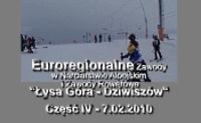 Euroregionalne Zawody w narciarstwie alpejskim i zawody rowerowe "Łysa Góra - Dziwiszów". Cz. 4 [Film]