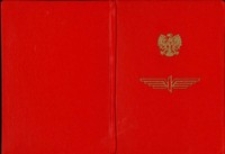 Legitymacja Złotej Odznaki Przodujący Kolejarz dla Zbigniewa Lenartowicza, pracownika PKP, 11 września 1976 r.