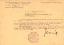 Nominacja Józefa Misiorka na technika kolejowego, 6 lipca 1954 r.