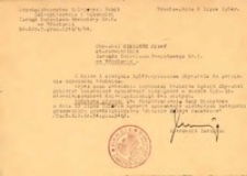 Nominacja Józefa Misiorka na technika kolejowego, 6 lipca 1954 r.