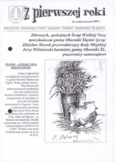 Z Pierwszej Ręki : biuletyn informacyjny Urzędu Gminy Oborniki Śląskie, 2000, nr 4 (84)
